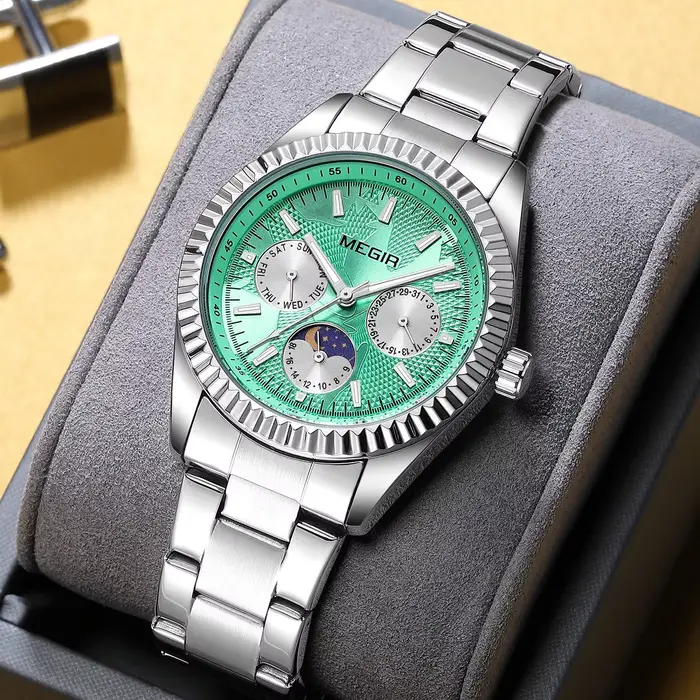 Montre chronographe à quartz pour homme MEGIR 1102