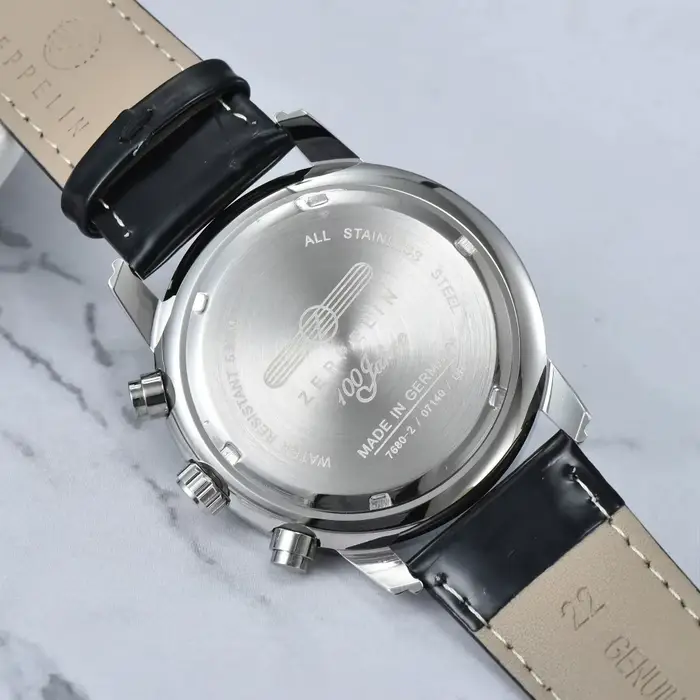 Montre Zeppelin Hindenburg Style Affaires Mouvement Quartz Calendrier Complet Pour Hommes Occasions Professionnelles Élégantes