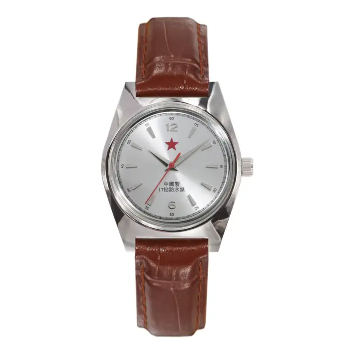 Montre mécanique pour homme Redstar 36 mm, montre mécanique rétro pour homme, mouvement manuel Shang