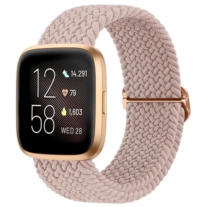 Bracelet élastique tressé pour Fitbit Versa SE 2 3 4