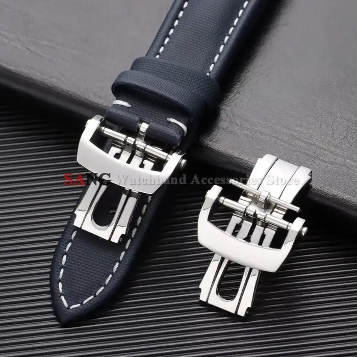 Boucles déployables papillon 20 mm pour hommes et femmes