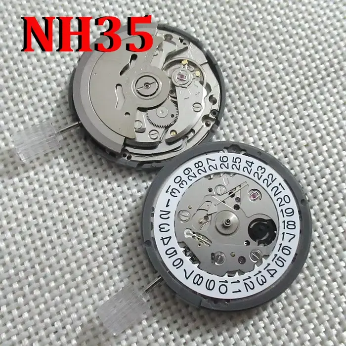 Nouveau mouvement de montre automatique mécanique haut de gamme et de haute précision du japon avec 24 pierres précieuses NH35 35A