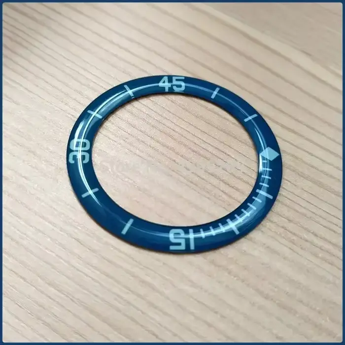 Lunette de montre en cristal lumineux pour montre automatique pour hommes Blancpain cinquante brasse