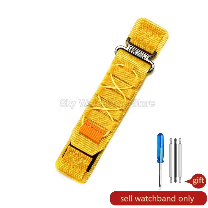 Bracelet de montre en nylon avec fermeture Velcro pour Blancpain Swatch, respirant, doux pour la pea