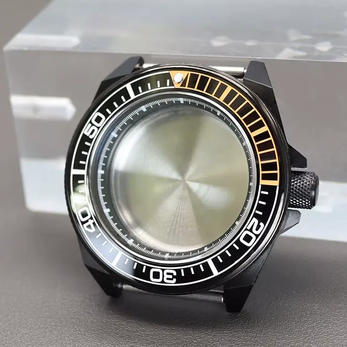 Boîtier de montre samouraï modifié noir