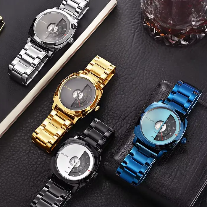 Montre à quartz étanche pour homme