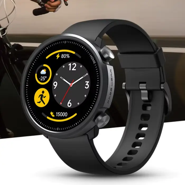 Mibro A1 montre intelligente édition mondiale sang oxygène moniteur de fréquence cardiaque 5ATM étan
