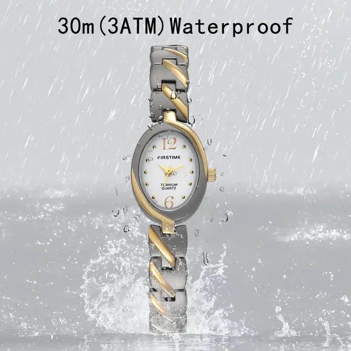 Montre BERNY en titane pour femmes, mouvement Quartz, résistante à l'eau, élégante et décontractée pour toutes les occasions