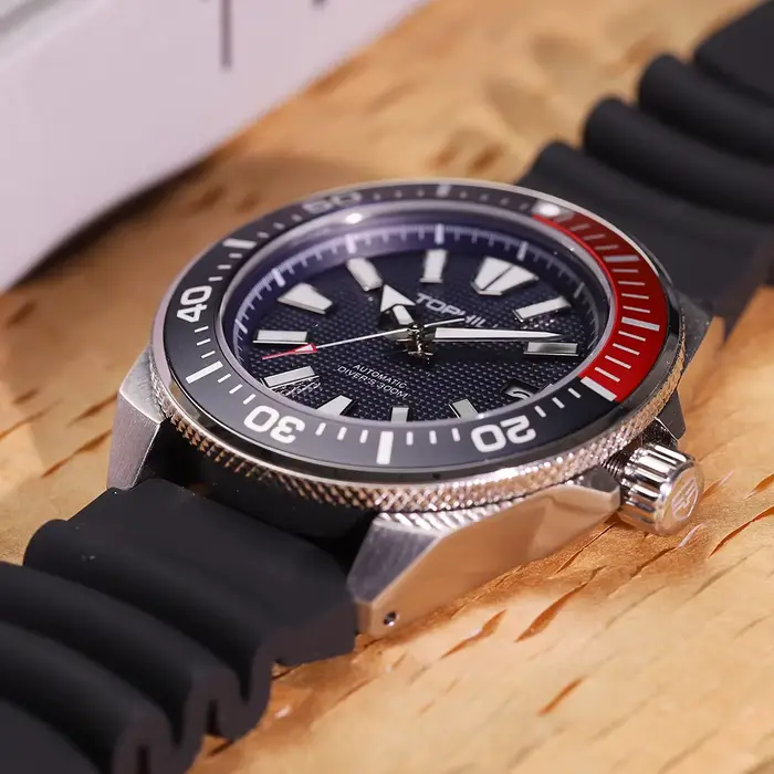 TOPHILL haute qualité 300M étanche automatique montre de plongée hommes mécanique montre-bracelet saphir Super lumineux