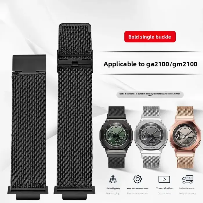 Pour Casio GSHOCK GA-2100 GA-2110 GM-2100 CasiOak bracelet de montre modifié