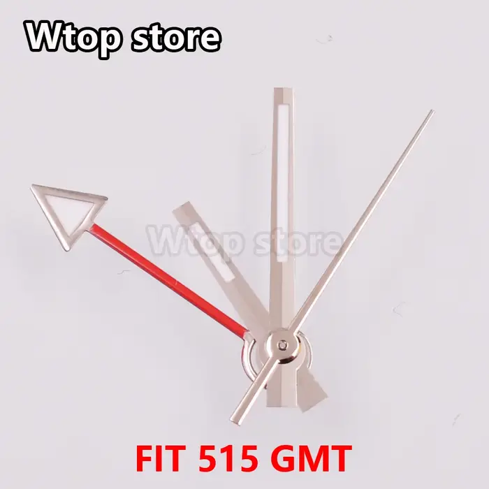 Wtop Store – montre-bracelet lumineuse pour hommes, 515 GMT, aiguilles adaptées à Ronda 515, mouveme