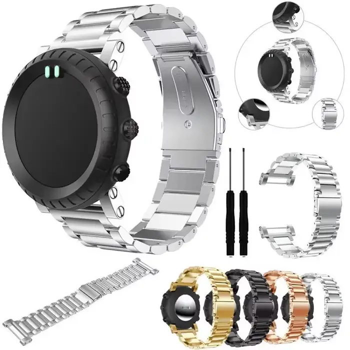 Bracelets de montre classiques de remplacement en acier inoxydable