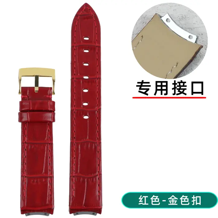 Bracelet de montre en acier inoxydable et cuir de vache pour montres Swarovski, élégant et résistant pour femmes occasions sportives