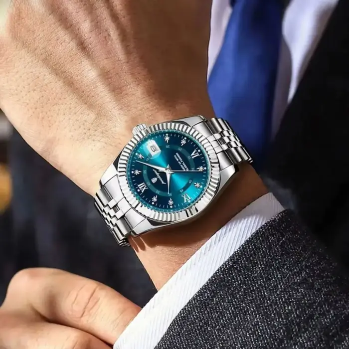 Montre-bracelet pour homme POEDAGAR originale, étanche, lumineuse, date, montre d'affaires pour homm