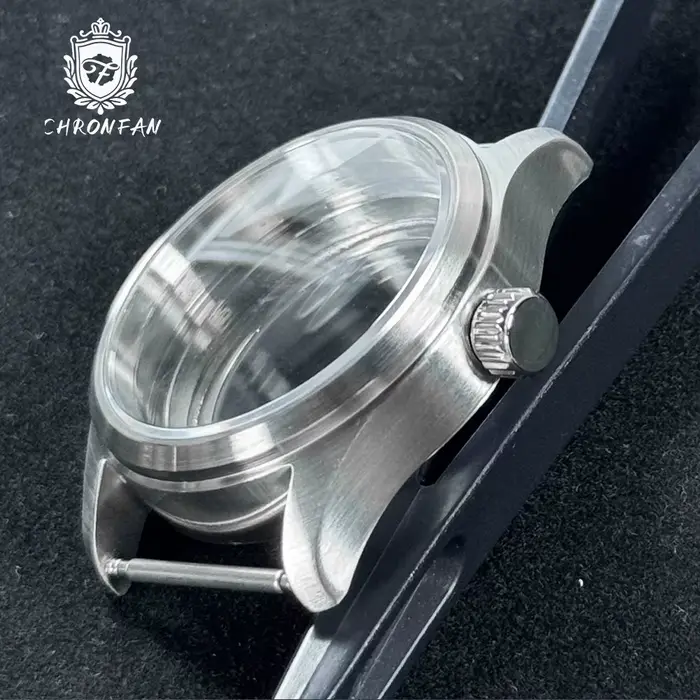 CHRONFAN pilote petit Prince 36/39mm verre arqué boîtier en acier inoxydable brossé