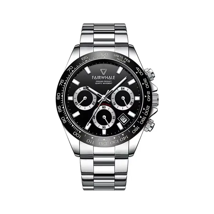 Montre sport à quartz pour homme tendance |   Chronographe lumineux à 3 aiguilles, Relogio Masculino