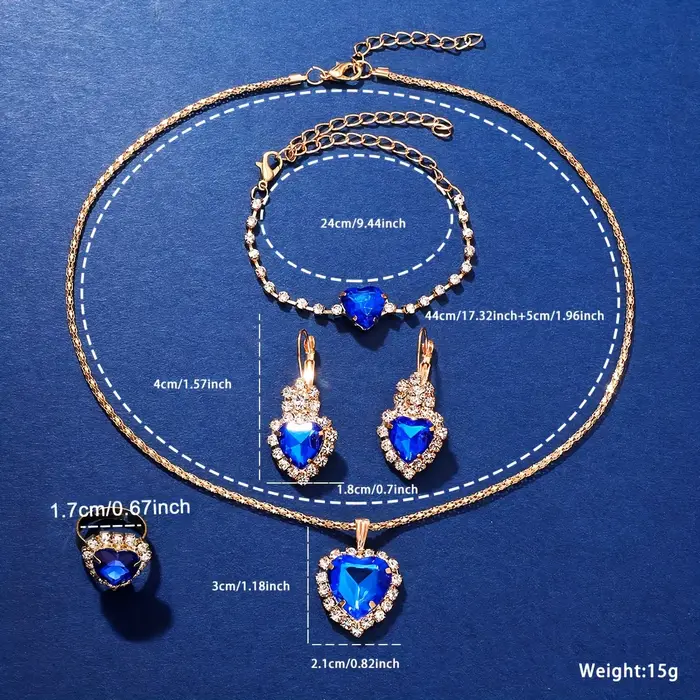 Ensemble de bijoux et de montres élégants pour femmes