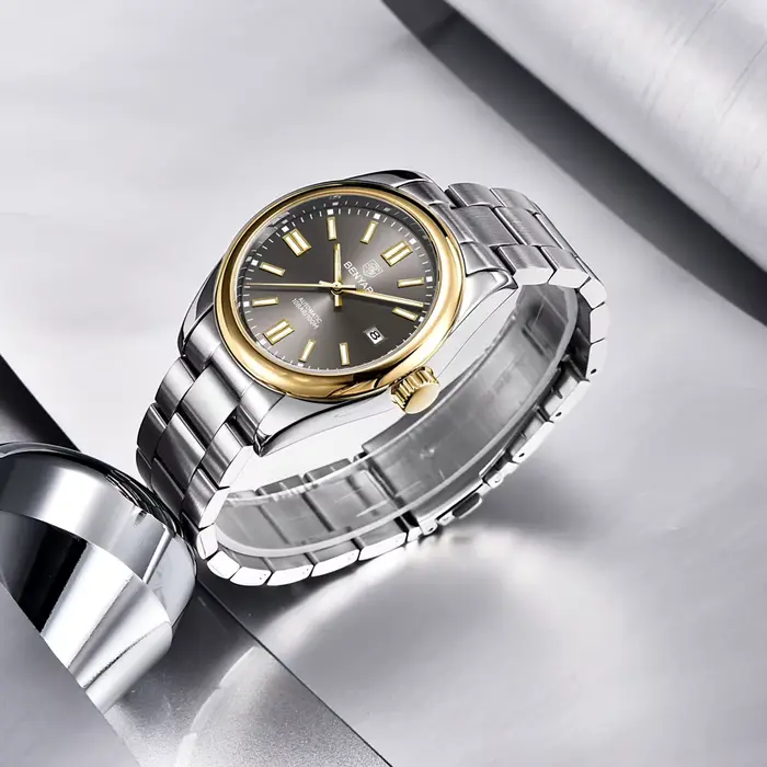 Nouvelles Montres BENYAR pour Hommes 2026 – Montre Automatique de Luxe Dorée