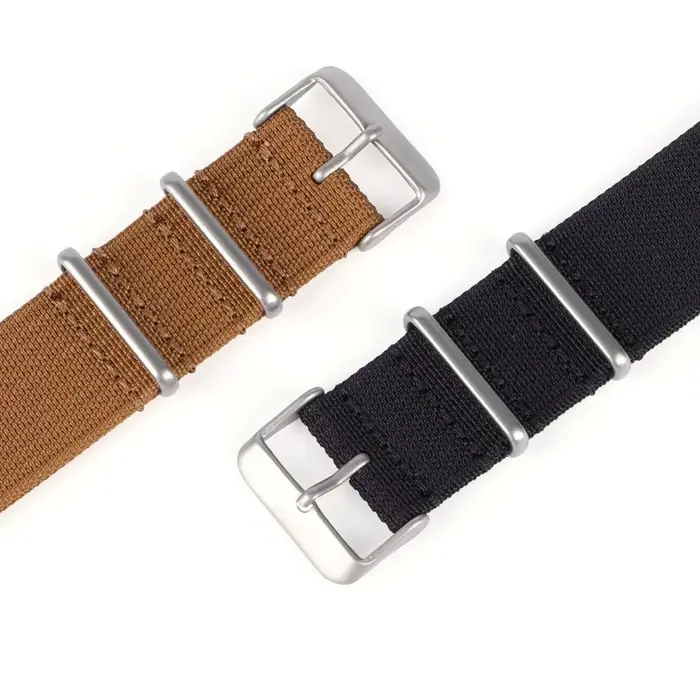 Bracelet de montre NATO en nylon pour homme et femme, design vintage, dégagement rapide, adapté aux montres intelligentes et classiques, idéal pour l'extérieur