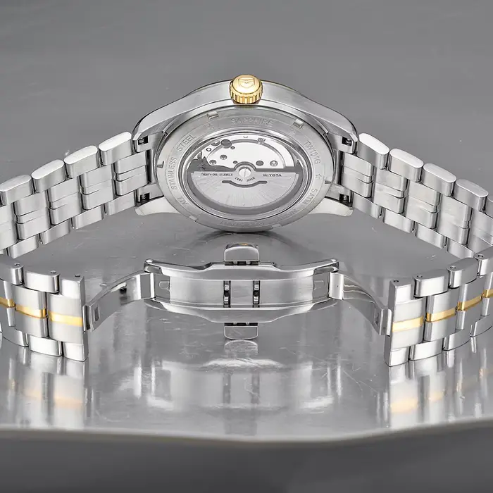 Montre Vintage Automatique TOPHILL en Acier Inoxydable pour Hommes Occasions Spéciales et Tous les Jours
