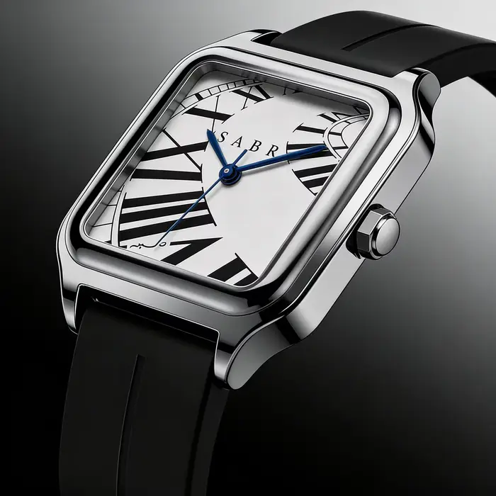 Montre numérique romaine créative Sabr