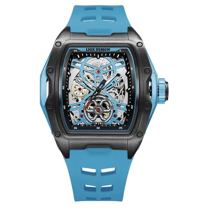 Montre mécanique automatique étanche pour homme