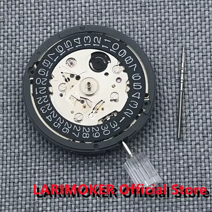 LARIMOKER disque noir de haute précision avec affichage de la Date blanche montre mécanique automatique pour hommes