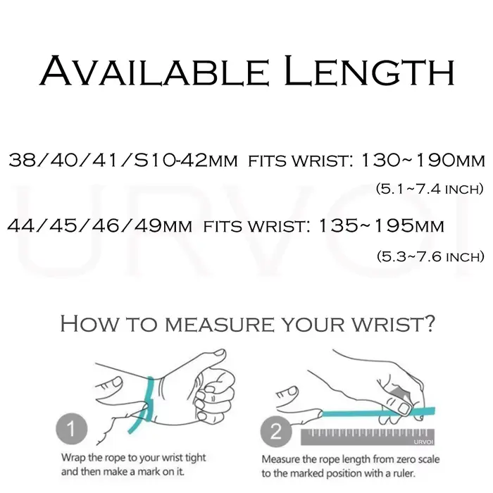 URVOI – bracelet à maillons en titane pour Apple Watch Ultra 3 2 Series 11 10 9 8 7 SE