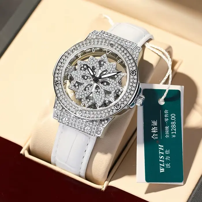 Montre pour femme populaire avec grand cadran à la mode