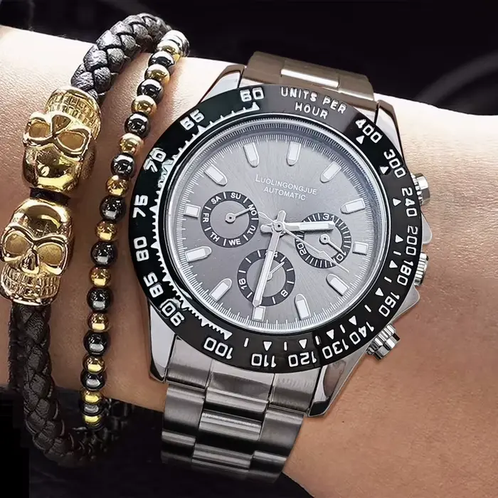 Montre mécanique de luxe haut de gamme pour hommes d'affaires