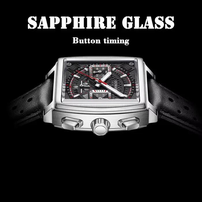 Montre mécanique pour hommes chronographe multifonctionnel 7750