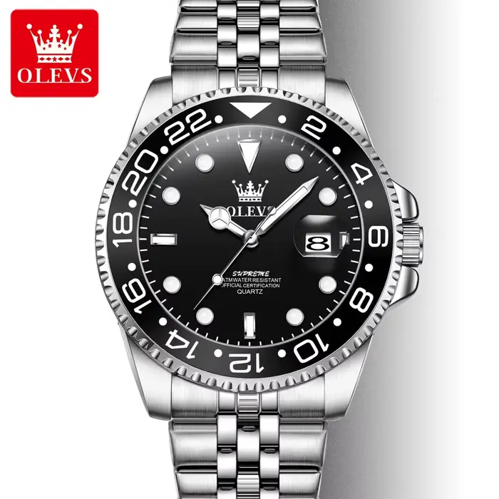 OLEVS 5657 montre pour hommes Original mode Date sport affaires Quartz homme montre haut marque gran