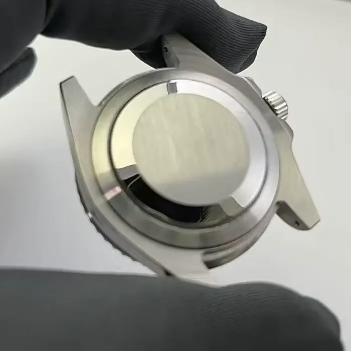 Montre automatique homme cadran bleu brossé acier inoxydable résistance à l'eau pour différentes occasions
