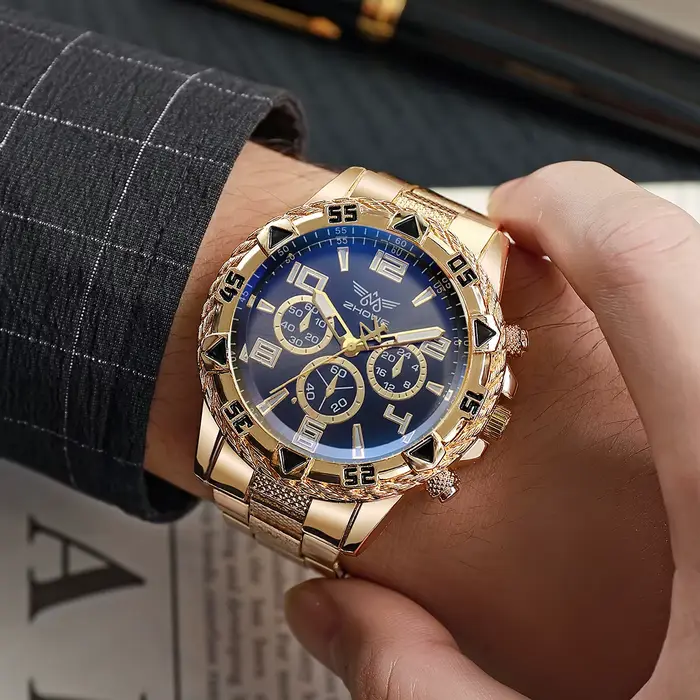 Montre TVK homme quartz élégante résistante aux chocs pour affaires et sport occasions spéciales