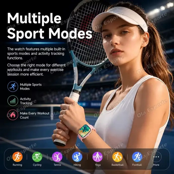 Montre connectée pour hommes et femmes