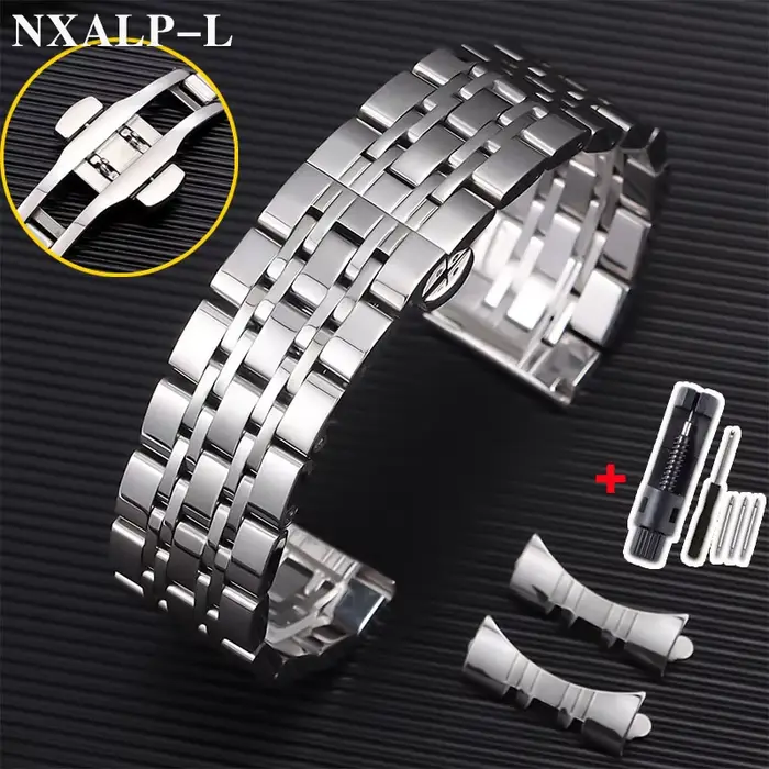 Bracelet de montre en acier inoxydable solide pour Tissot pour citoyen