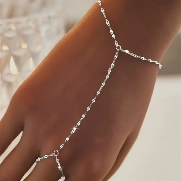 Bracelet en argent 925 sterling ROXI pour femmes, bijou classique avec certificat GDTC, idéal pour occasions spéciales et superposition multicouche
