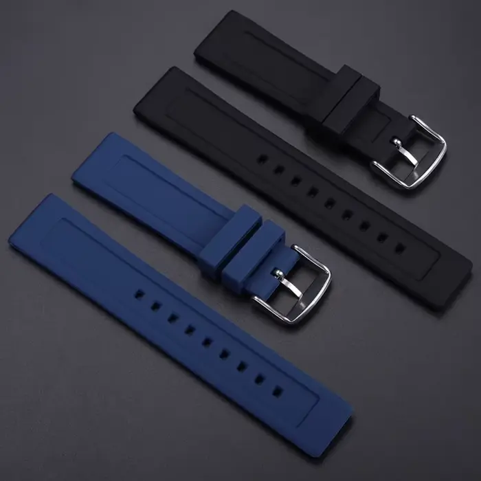 Bracelet en Silicone kaidini pour montres mécaniques élégant et confortable pour homme et femme occasions quotidiennes et spéciales