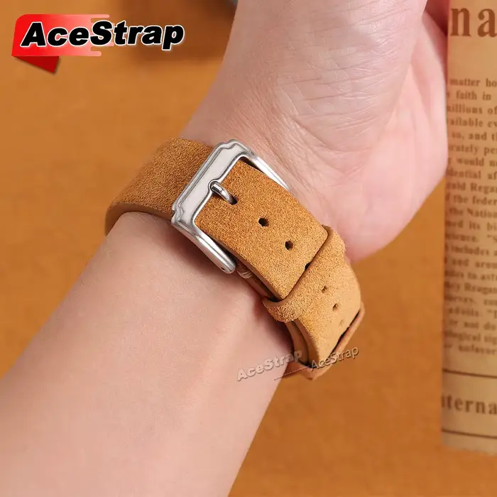 Nouveau Bracelet de montre souple en daim