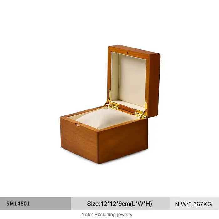 WoodTen 1/2/6 grille boîte de montre bois montre organisateur Portable montre stockage oreiller sac 