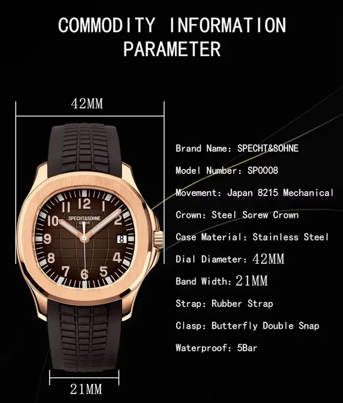 2025 produits de vente chaude montres pour hommes montre mécanique automatique marque de luxe
