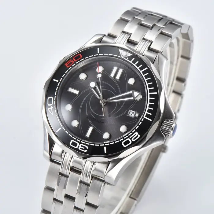 41MM 007 montre de luxe pour hommes japon mis5 8215 montres mécaniques automatiques en acier inoxydable étanche bracelet
