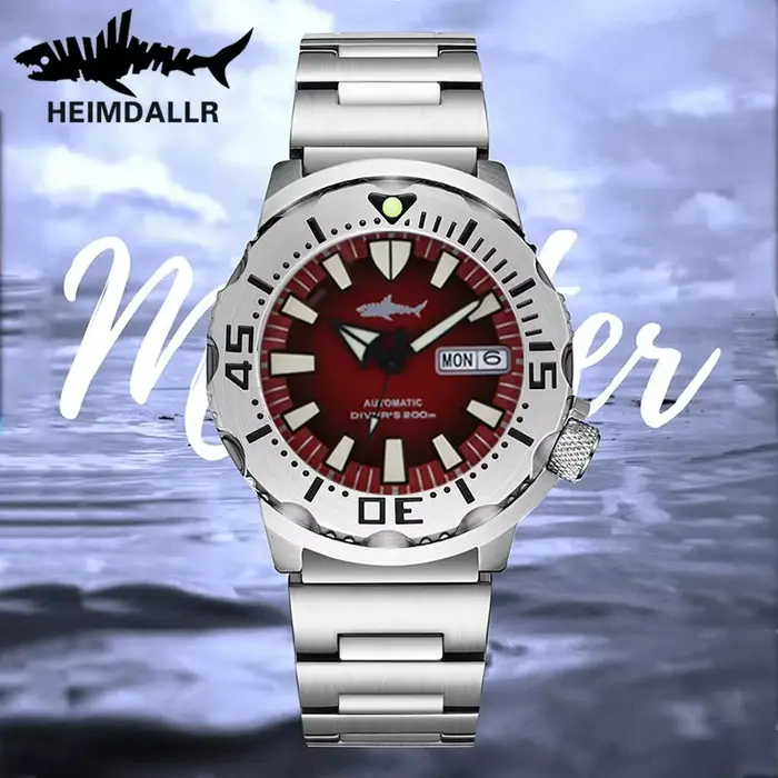 HEIMDALLR V2 montre automatique pour hommes NH36A verre saphir mécanique
