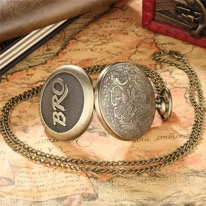Montre de poche analogique à Quartz pour hommes