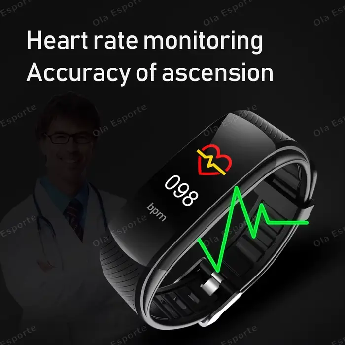 Montre connectée 2026 avec moniteur de fréquence cardiaque pour hommes et femmes, bracelet caoutchouc, suivi complet de la santé et de la forme physique, occasion sportive et quotidienne