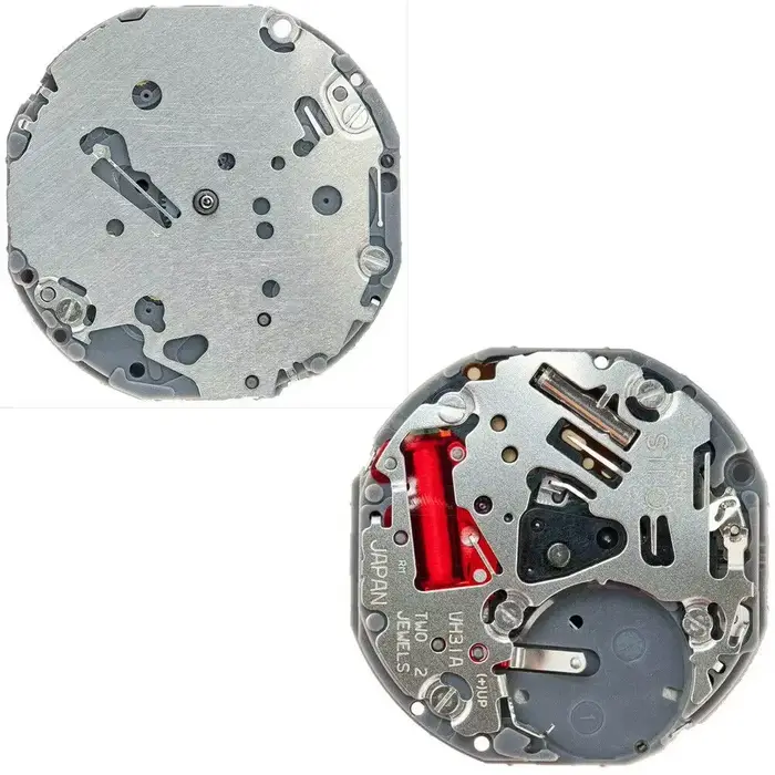 Mouvement de montre à Quartz VH31B à 3 aiguilles, avec tige et batterie, pièces de rechange pour Hat