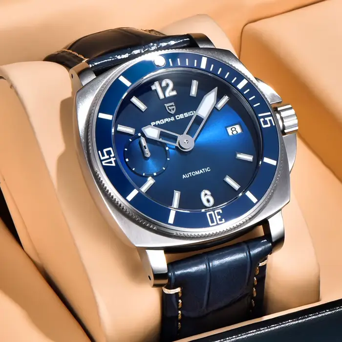 Montre Pagani Design 43mm Céramique Automatique pour Hommes Édition Limitée Occasions Spéciales Robuste et Élégante