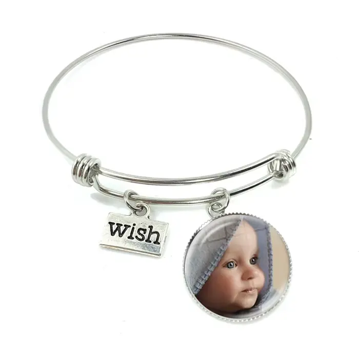 Bracelets personnalisés Photo maman papa bébé enfants grand-père Parents cadeau