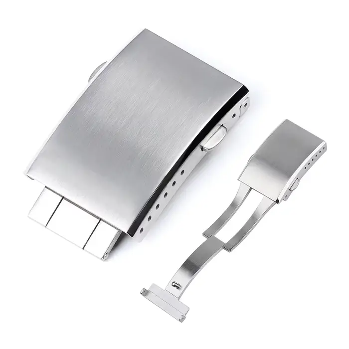 Boucle de montre solide pliable étendue pour Seiko 18mm 20mm 22mm