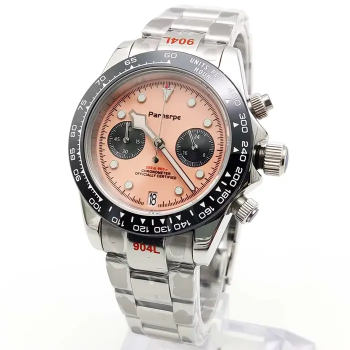 Parnsrpe-Montre à quartz chronographe VK64 pour homme